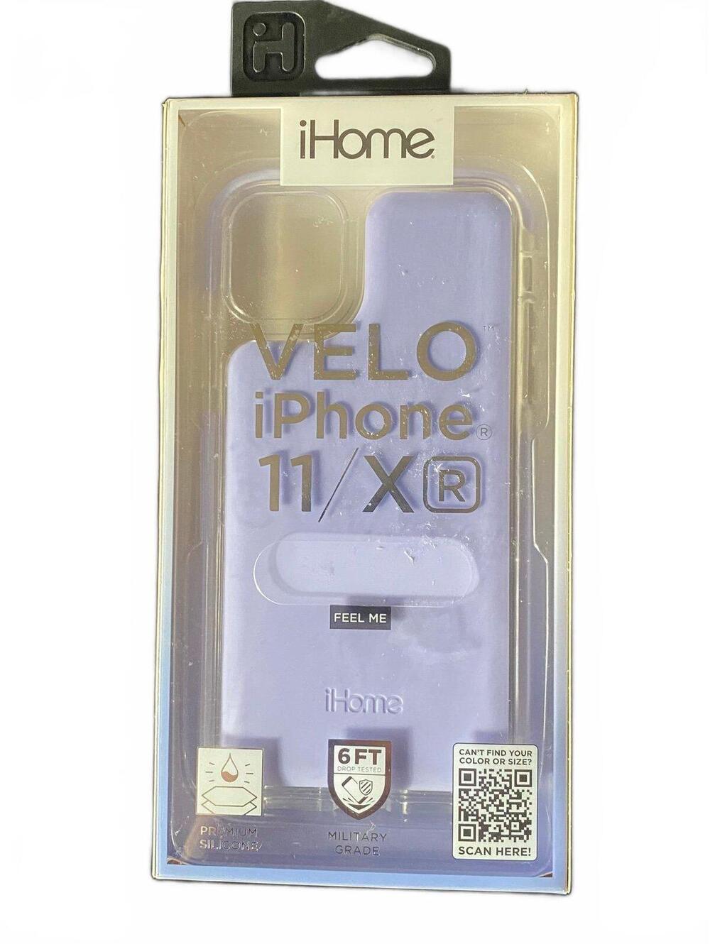 iHome Velo Silicone Impact Case for iPhone 11/XR Lavender